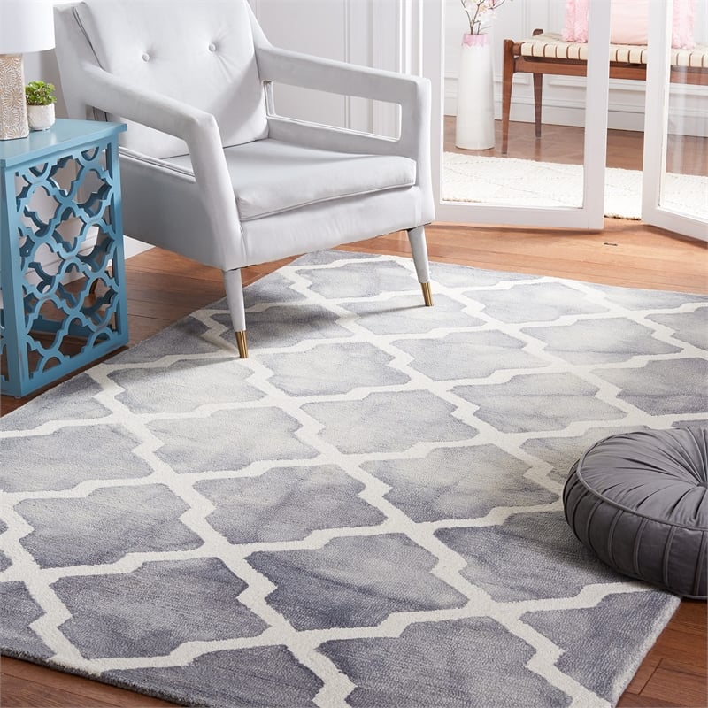 Safavieh Dip Dyed Grey Contemporary Rug - 3' x 5'