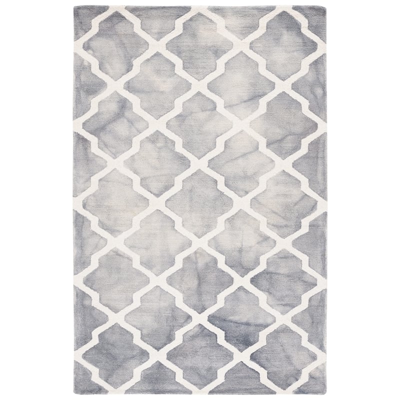 Safavieh Dip Dyed Grey Contemporary Rug - 5' x 8'