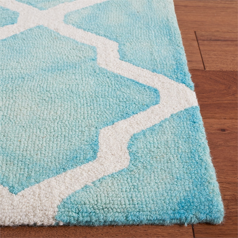 Safavieh Dip Dyed Turquoise Contemporary Rug - 2' x 3'