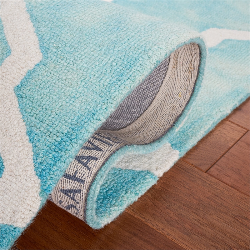 Safavieh Dip Dyed Turquoise Contemporary Rug - 2' x 3'