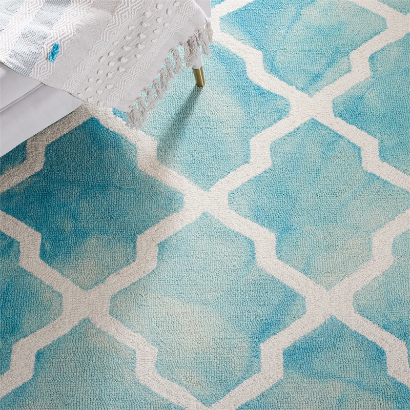 Safavieh Dip Dyed Turquoise Contemporary Rug - 2' x 3'