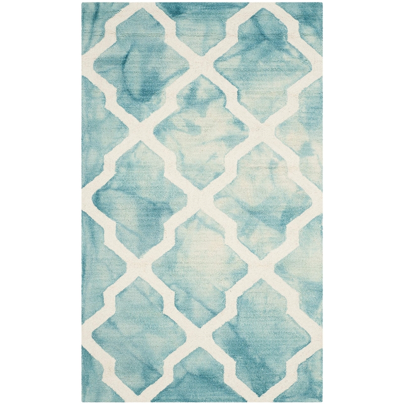 Safavieh Dip Dyed Turquoise Contemporary Rug - 3' x 5'