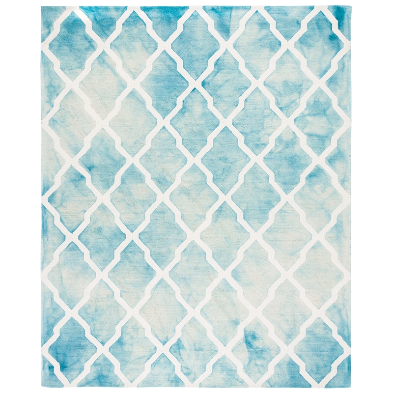 Safavieh Dip Dyed Turquoise Contemporary Rug - 8' x 10'