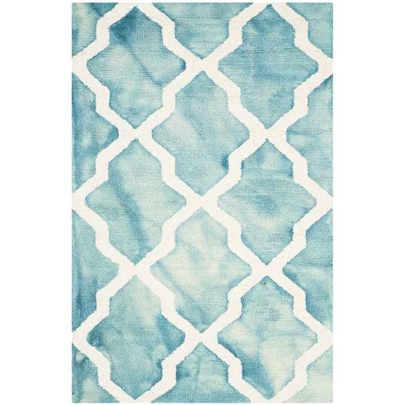 Safavieh Dip Dyed Turquoise Contemporary Rug - Runner 2'6