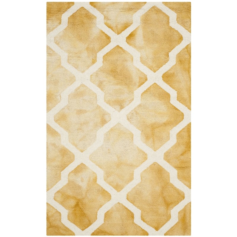 Safavieh Dip Dyed Gold Contemporary Rug - 2' x 3'