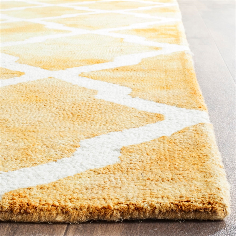 Safavieh Dip Dyed Gold Contemporary Rug - 3' x 5'