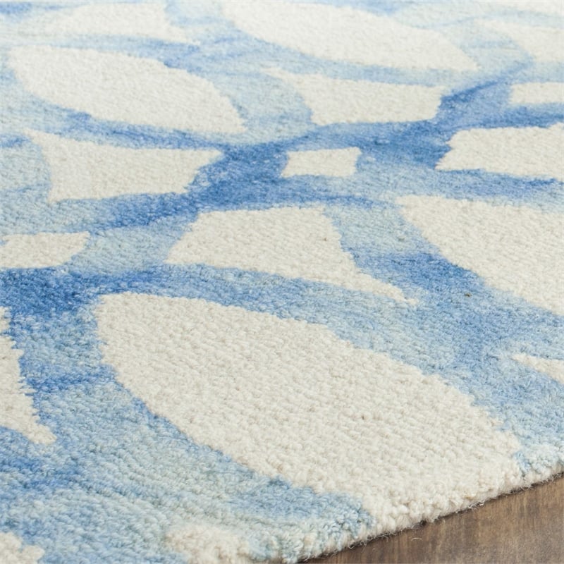 Safavieh Dip Dyed Ivory Contemporary Rug - Round 5'