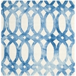 Safavieh Dip Dyed Ivory Contemporary Rug - Square 5'