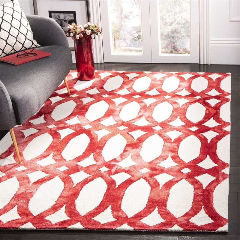 Safavieh Dip Dyed Ivory Contemporary Rug - 5' x 8'