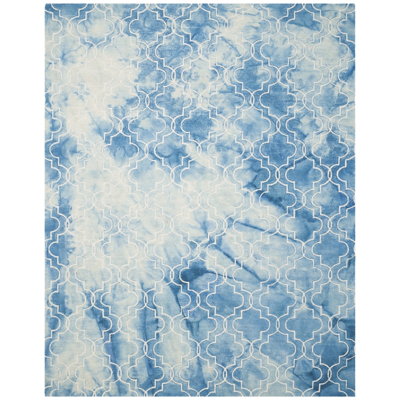 Safavieh Dip Dyed Blue Contemporary Rug - 8' x 10'