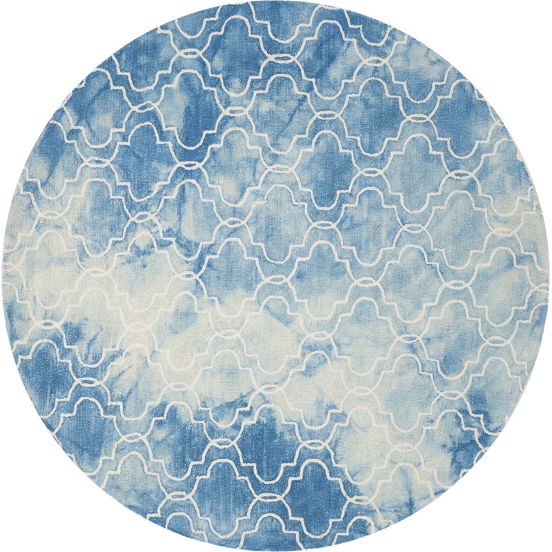 Safavieh Dip Dyed Blue Contemporary Rug - 8' x 10'