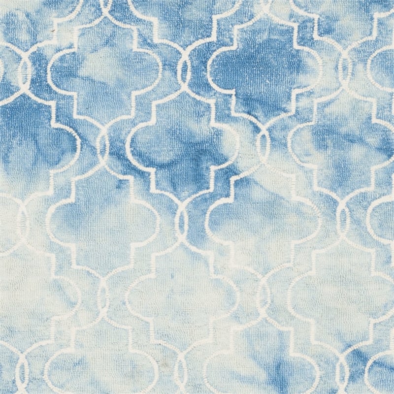 Safavieh Dip Dyed Blue Contemporary Rug - 9' x 12'