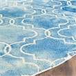 Safavieh Dip Dyed Blue Contemporary Rug - Round 5'