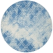 Safavieh Dip Dyed Blue Contemporary Rug - Round 5'