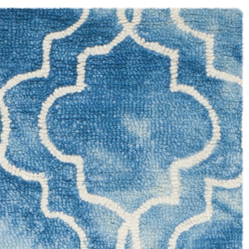Safavieh Dip Dyed Blue Contemporary Rug - Runner 2'3