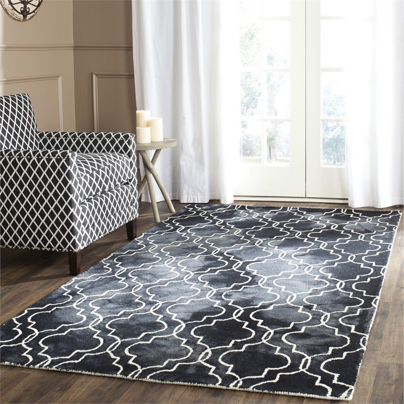 Safavieh Dip Dyed Graphite Contemporary Rug - 3' x 5'