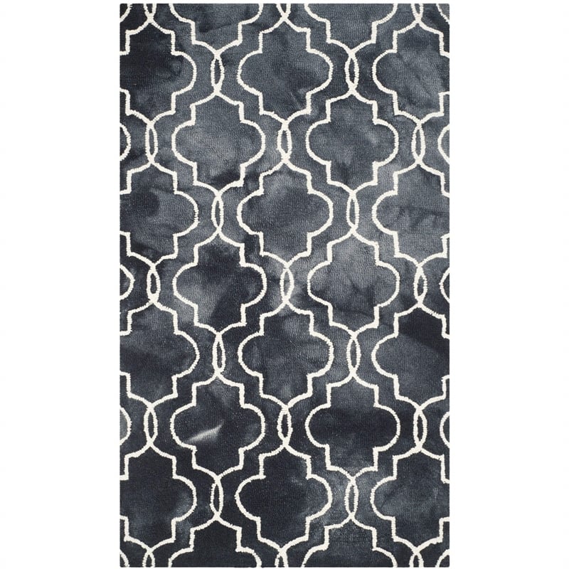 Safavieh Dip Dyed Graphite Contemporary Rug - 3' x 5'