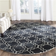 Safavieh Dip Dyed Graphite Contemporary Rug - Round 7'