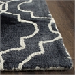 Safavieh Dip Dyed Graphite Contemporary Rug - Runner 2'3