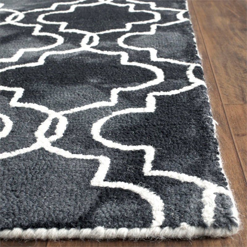 Safavieh Dip Dyed Graphite Contemporary Rug - Runner 2'3