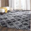 Safavieh Dip Dyed Graphite Contemporary Rug - Square 7'