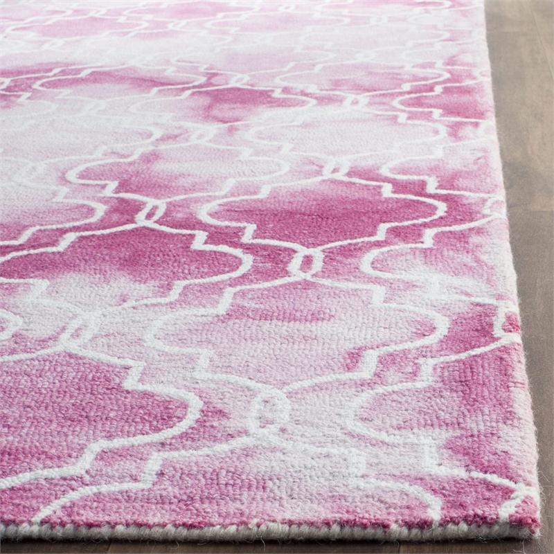 Safavieh Dip Dyed Rose Contemporary Rug - 4' x 6'