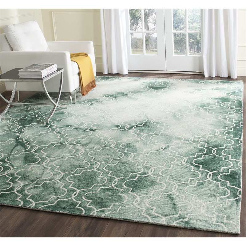 Safavieh Dip Dyed Green Contemporary Rug - 3' x 5'