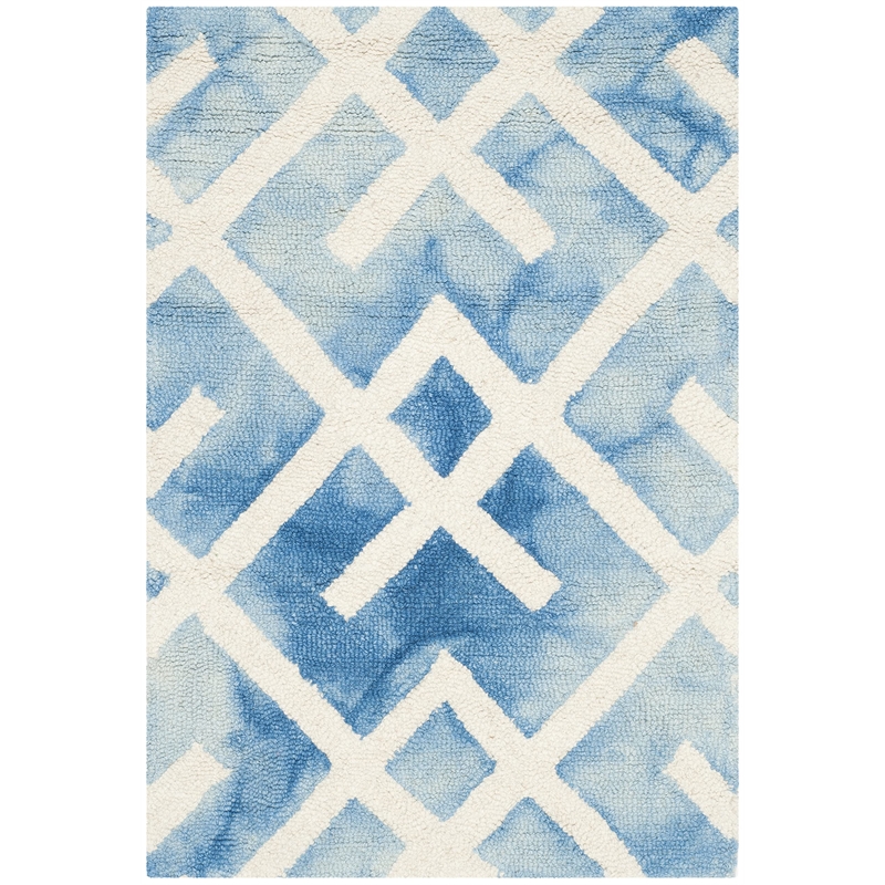 Safavieh Dip Dyed Blue Contemporary Rug - 2' x 3'