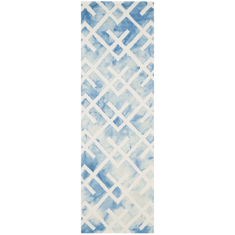 Safavieh Dip Dyed Blue Contemporary Rug - 2'3