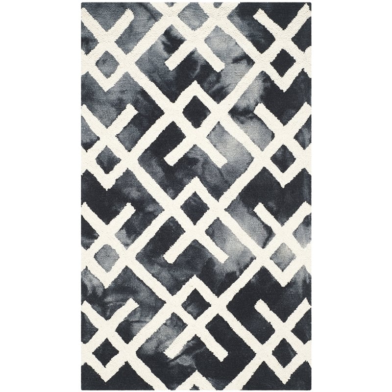 Safavieh Dip Dyed Graphite Contemporary Rug - 3' x 5'