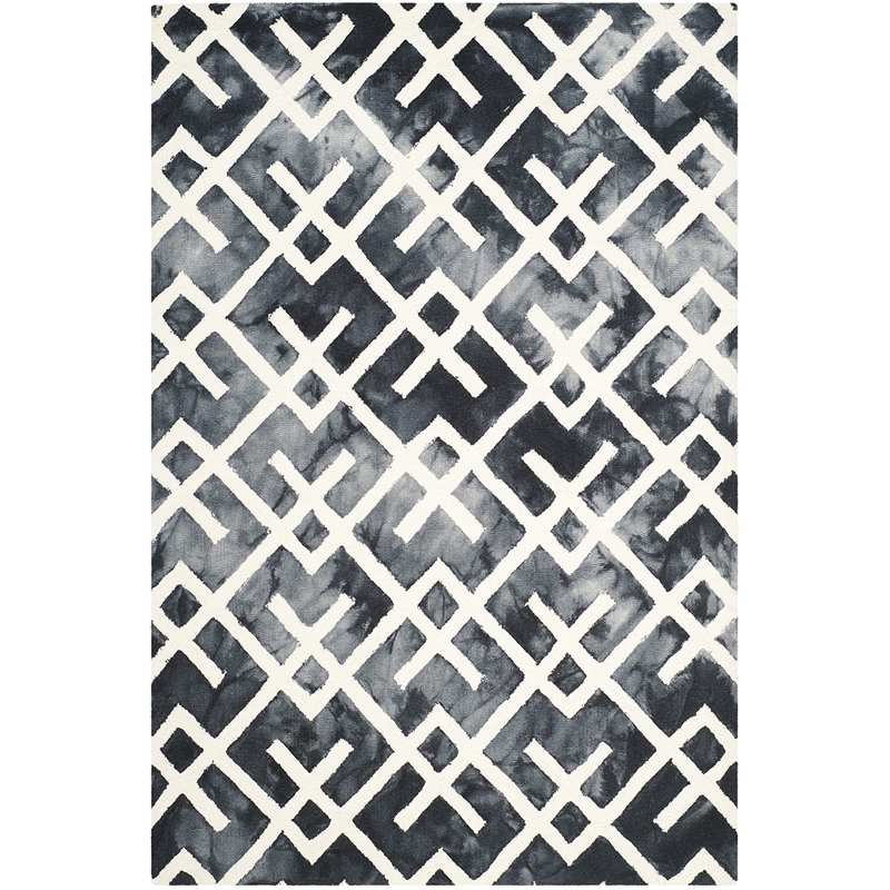 Safavieh Dip Dyed Graphite Contemporary Rug - 4' x 6'