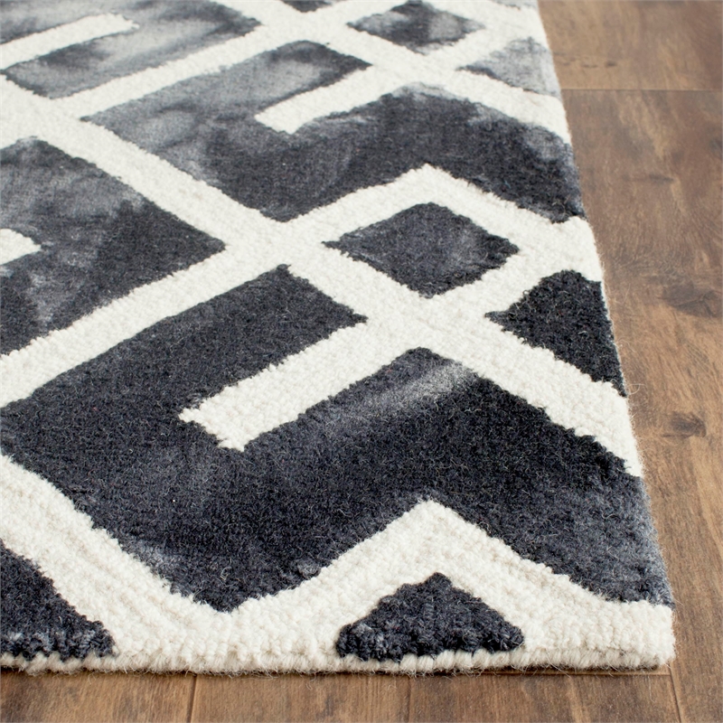 Safavieh Dip Dyed Graphite Contemporary Rug - 5' x 8'