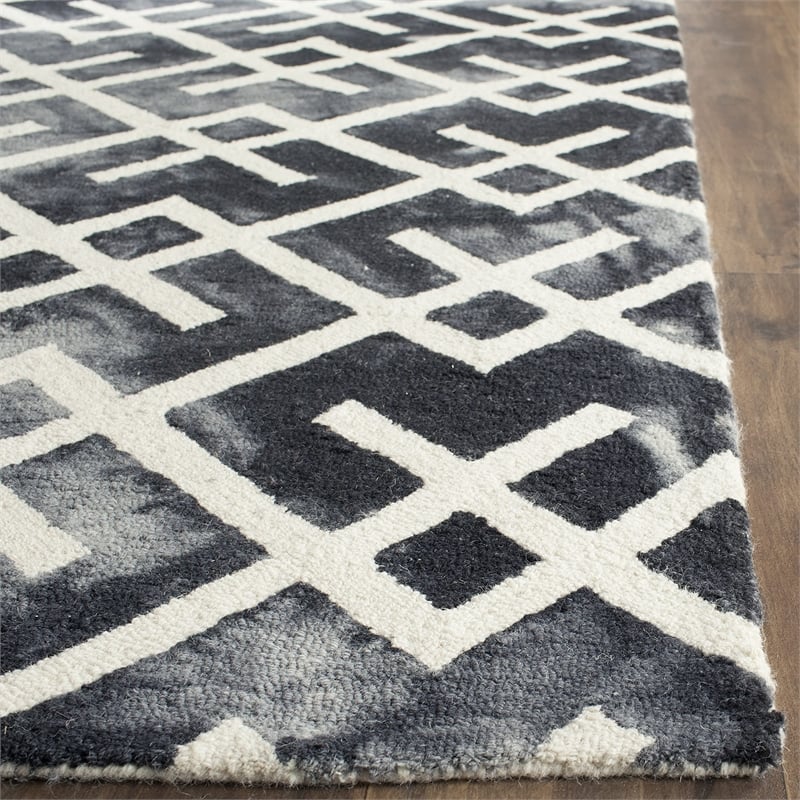 Safavieh Dip Dyed Graphite Contemporary Rug - 8' x 10'
