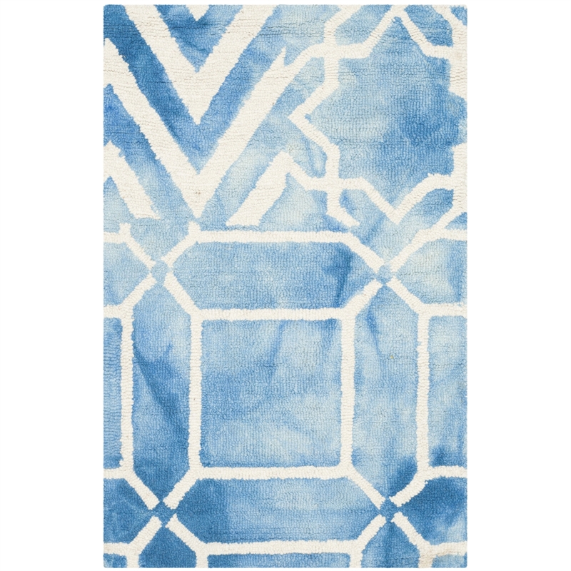 Safavieh Dip Dyed Blue Contemporary Rug - 2' x 3'