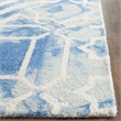 Safavieh Dip Dyed Blue Contemporary Rug - Runner 2'3