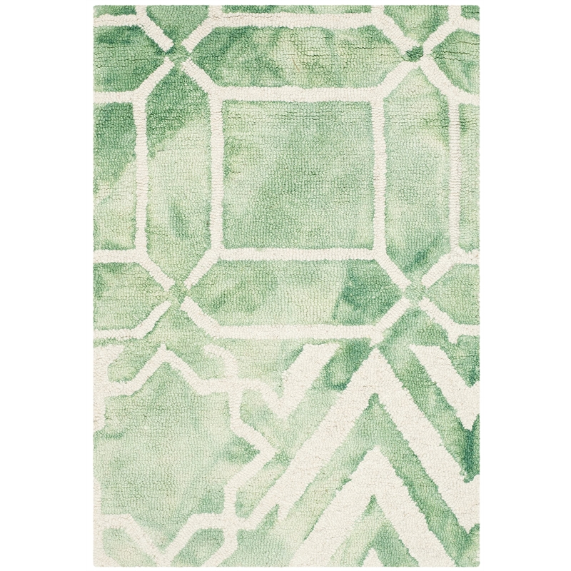 Safavieh Dip Dyed Green Contemporary Rug - 2' x 3'