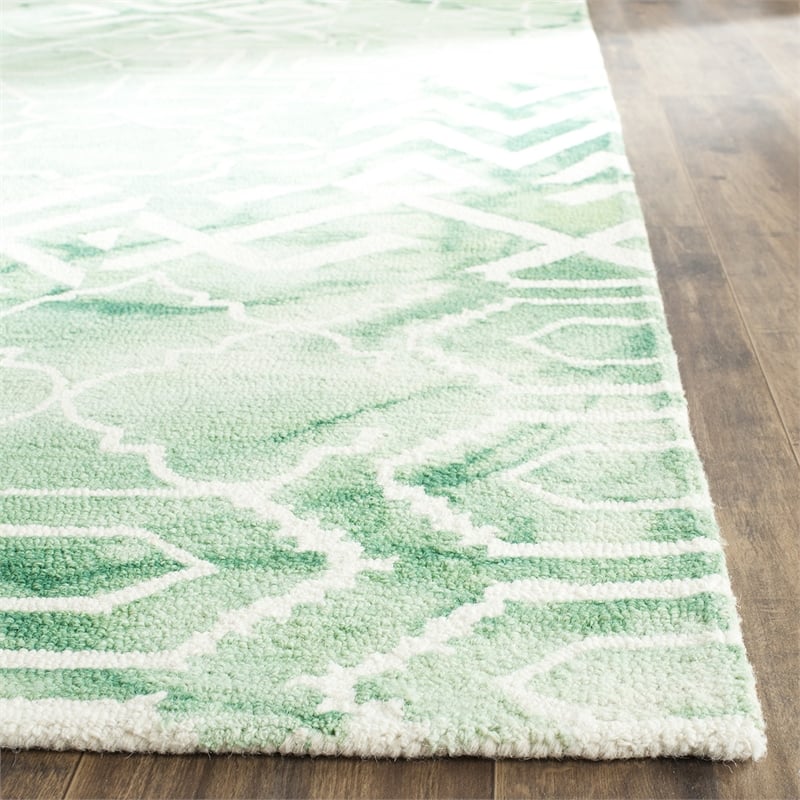 Safavieh Dip Dyed Green Contemporary Rug - 5' x 8'