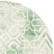 Safavieh Dip Dyed Green Contemporary Rug - Round 7'