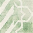 Safavieh Dip Dyed Green Contemporary Rug - Runner 2'3
