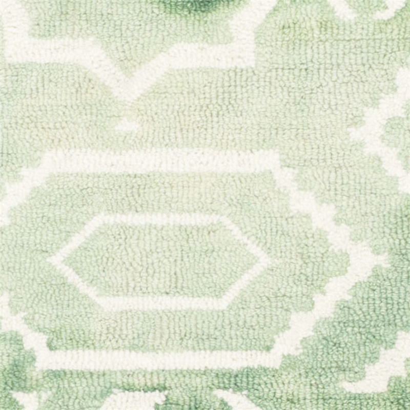 Safavieh Dip Dyed Green Contemporary Rug - Runner 2'3