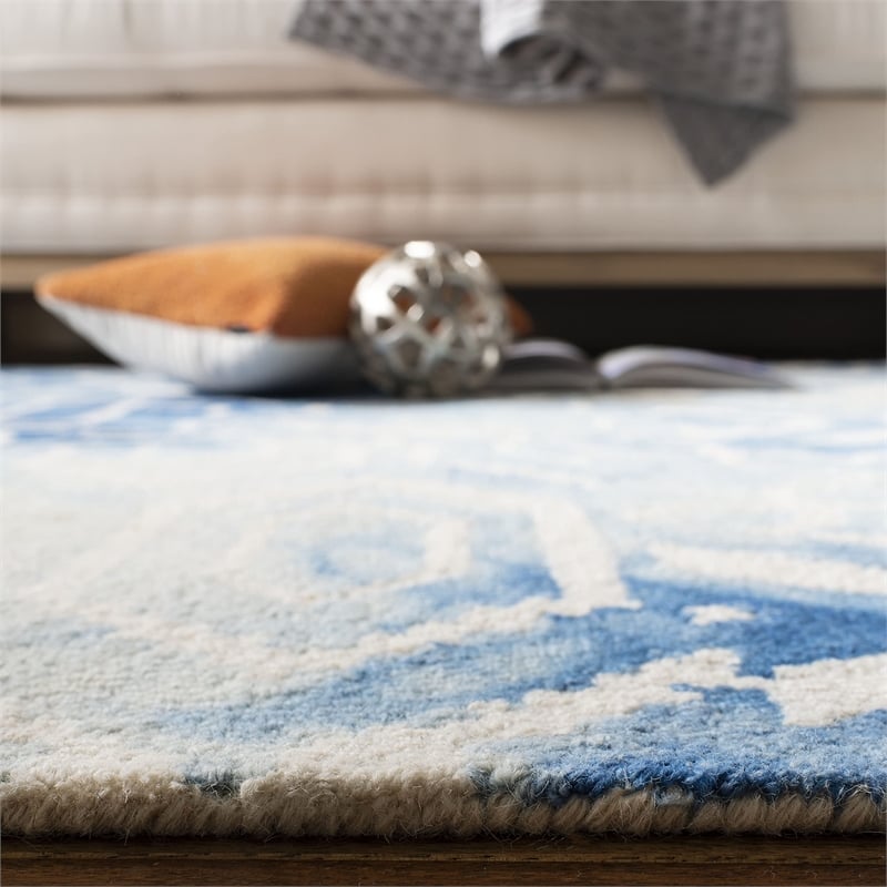 Safavieh Dip Dyed Green Contemporary Rug - Runner 2'3