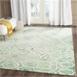 Safavieh Dip Dyed Green Contemporary Rug - Square 7'
