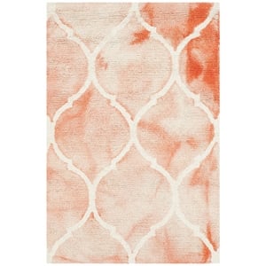 Safavieh Dip Dyed Orange Contemporary Rug - 2' x 3'