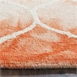 Safavieh Dip Dyed Orange Contemporary Rug - 4' x 6'