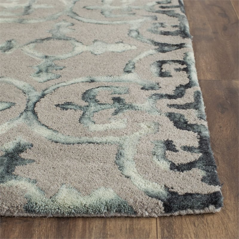 Safavieh Dip Dyed Grey Contemporary Rug - 2' x 3'