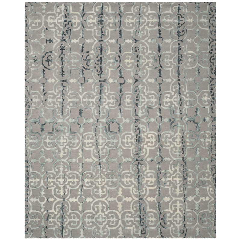 Safavieh Dip Dyed Grey Contemporary Rug - 8' x 10'