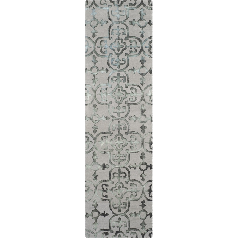 Safavieh Dip Dyed Grey Contemporary Rug - 8' x 10'