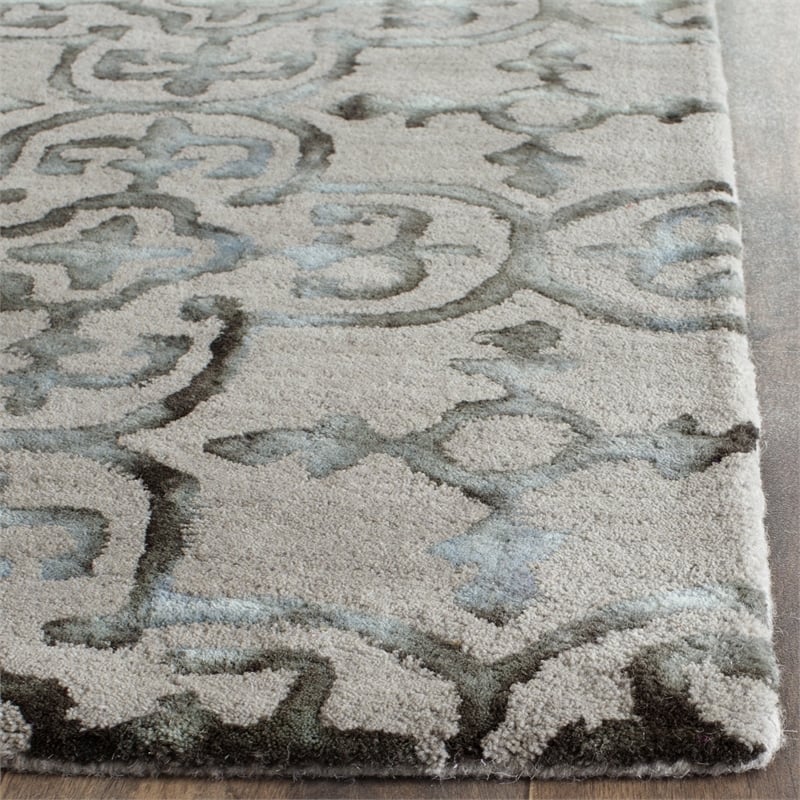 Safavieh Dip Dyed Grey Contemporary Rug - Runner 2'3