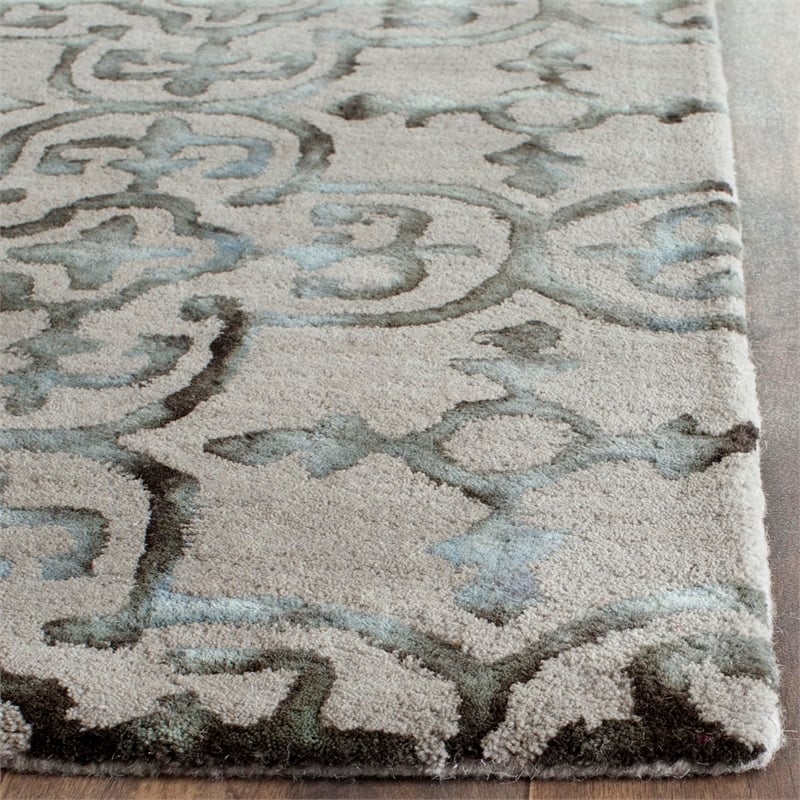 Safavieh Dip Dyed Grey Contemporary Rug - Runner 2'3