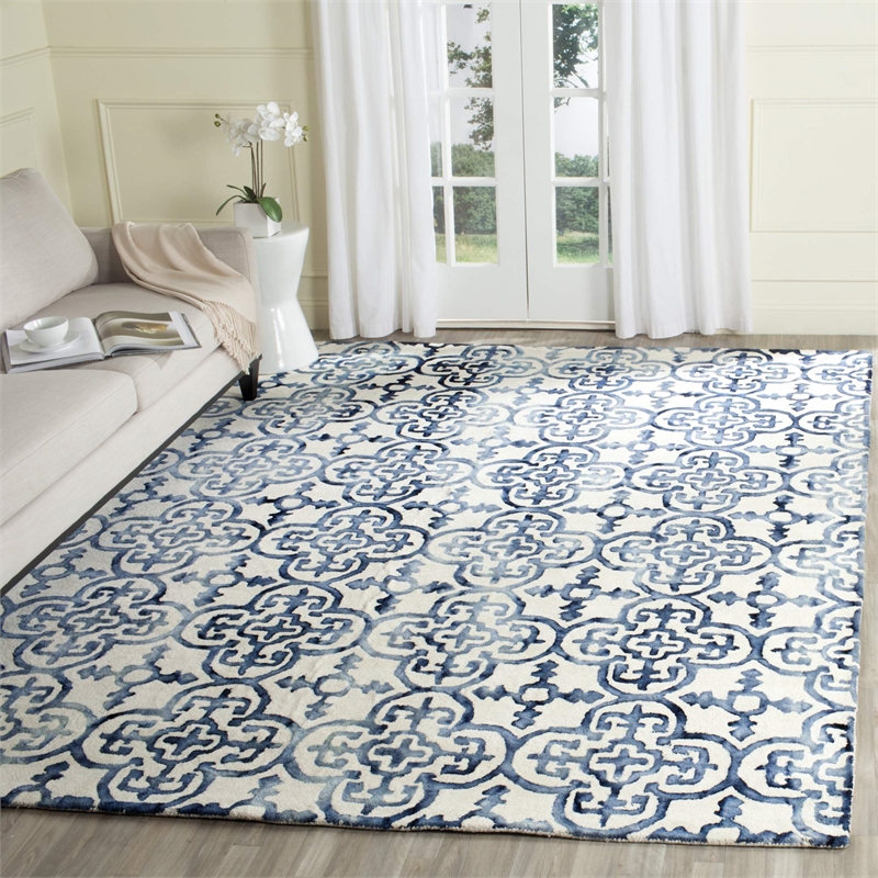 Safavieh Dip Dyed Ivory Contemporary Rug - 8' x 10'